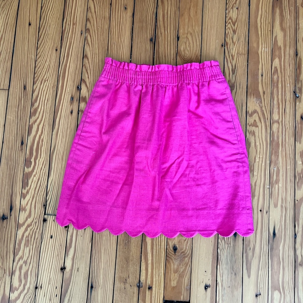 J. Crew Paper Bag Elastic Waist Skirt